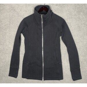 Lululemon Women Radiant II Jacket 6 Black Athletic Run